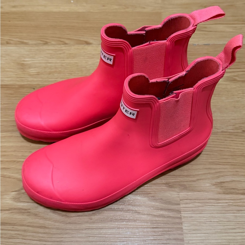 Hunter Pink Women Boots